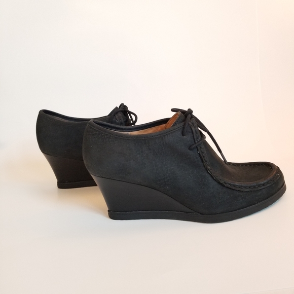 Lauren Ralph Lauren Shoes - Lauren Ralph Lauren Denver Wedge Booties, Size 7B